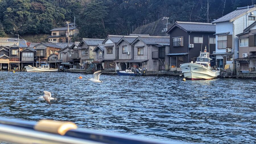 Funaya boathouses, Ine, Kyoto, Japan